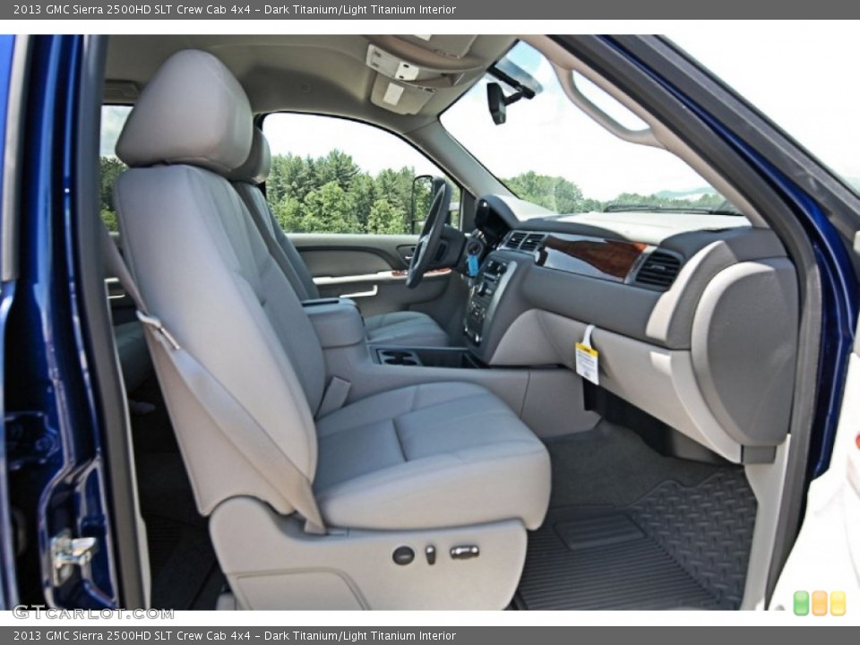 Dark Titanium/Light Titanium Interior Front Seat for the 2013 GMC Sierra 2500HD SLT Crew Cab 4x4 #81781407
