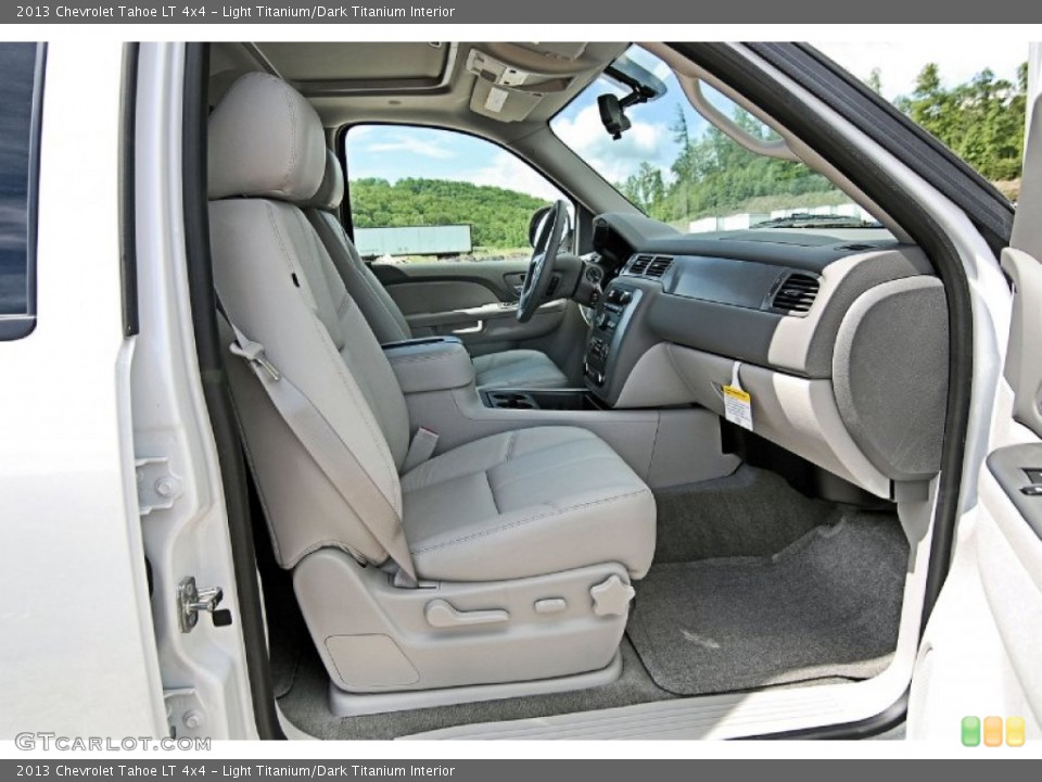 Light Titanium/Dark Titanium Interior Front Seat for the 2013 Chevrolet Tahoe LT 4x4 #81782091
