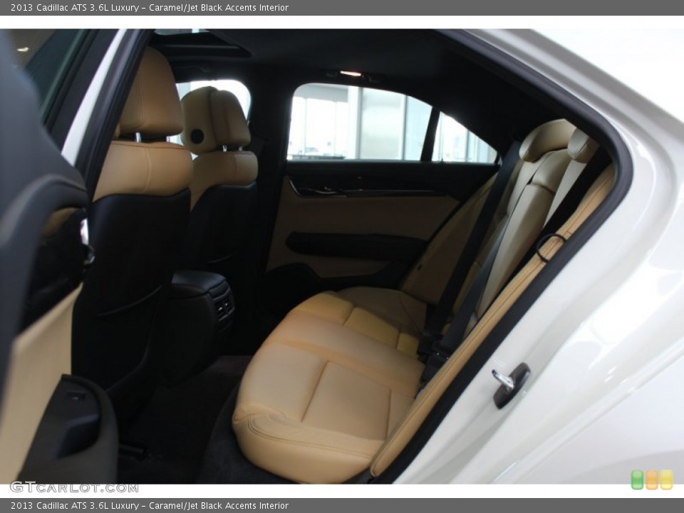 Caramel/Jet Black Accents Interior Rear Seat for the 2013 Cadillac ATS 3.6L Luxury #81782799