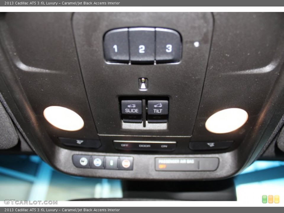 Caramel/Jet Black Accents Interior Controls for the 2013 Cadillac ATS 3.6L Luxury #81783027