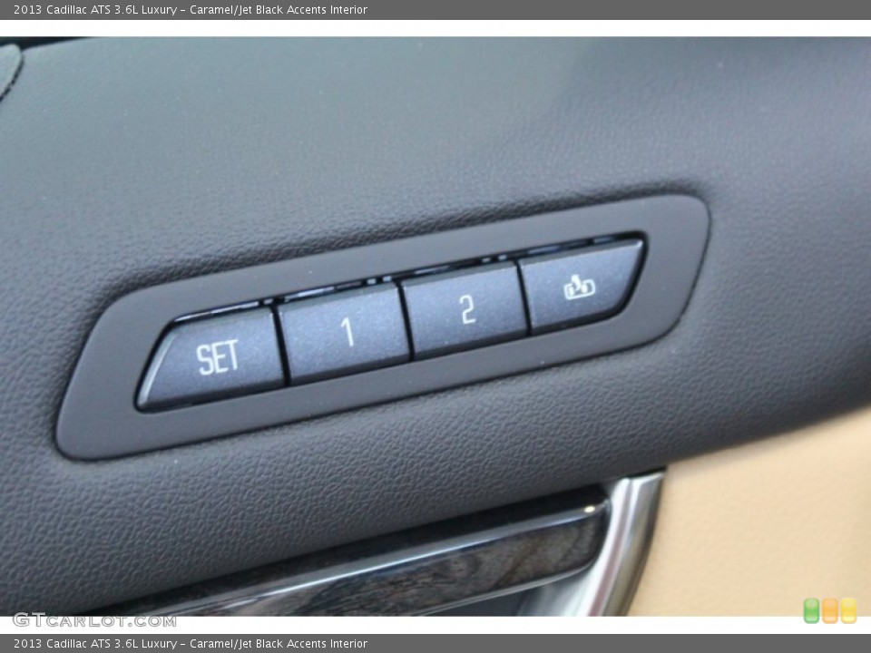 Caramel/Jet Black Accents Interior Controls for the 2013 Cadillac ATS 3.6L Luxury #81783093