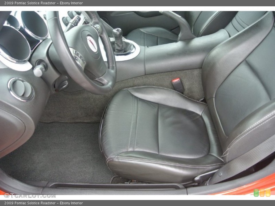 Ebony Interior Photo for the 2009 Pontiac Solstice Roadster #81783790