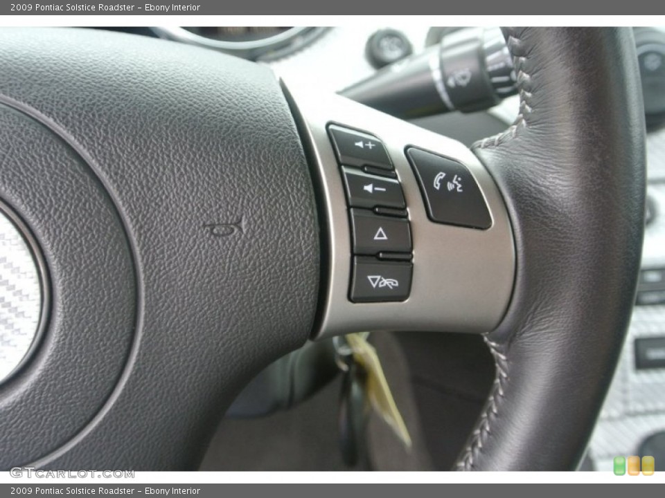 Ebony Interior Controls for the 2009 Pontiac Solstice Roadster #81783955