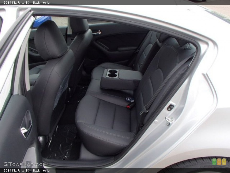 Black Interior Rear Seat for the 2014 Kia Forte EX #81784307
