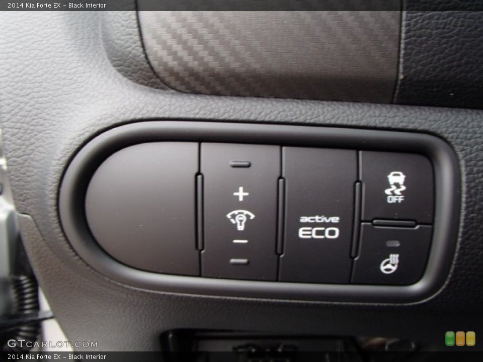 Black Interior Controls for the 2014 Kia Forte EX #81784431