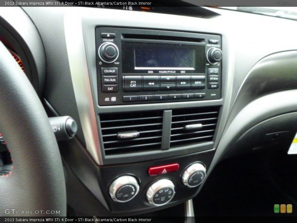 STi Black Alcantara/Carbon Black Interior Controls for the 2013 Subaru Impreza WRX STi 4 Door #81790086