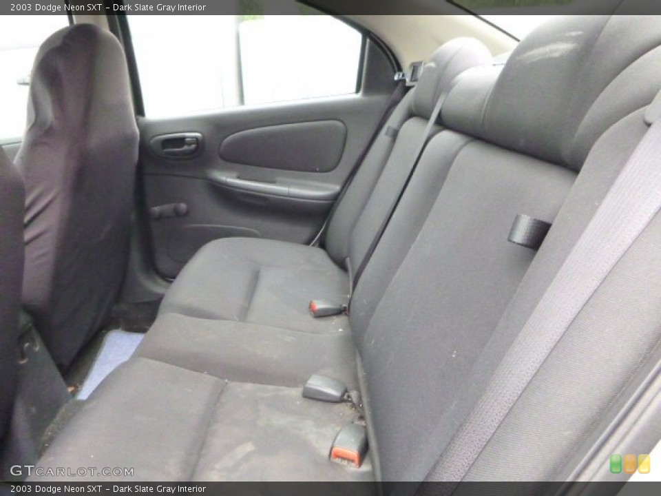 Dark Slate Gray Interior Rear Seat for the 2003 Dodge Neon SXT #81790725