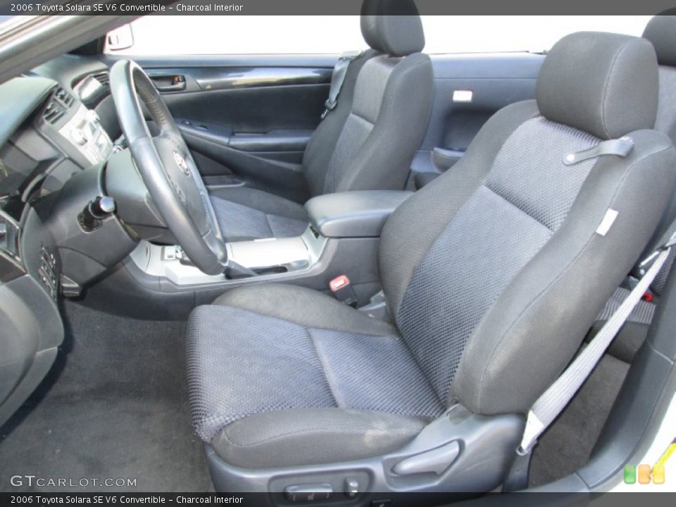 Charcoal Interior Photo for the 2006 Toyota Solara SE V6 Convertible #81791108