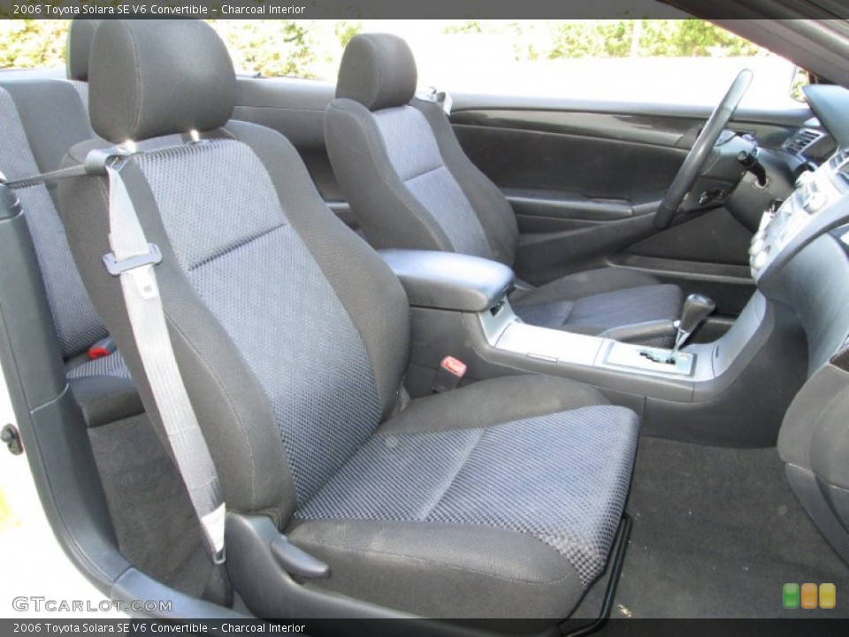 Charcoal Interior Front Seat for the 2006 Toyota Solara SE V6 Convertible #81791133