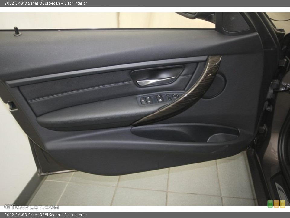 Black Interior Door Panel for the 2012 BMW 3 Series 328i Sedan #81791791