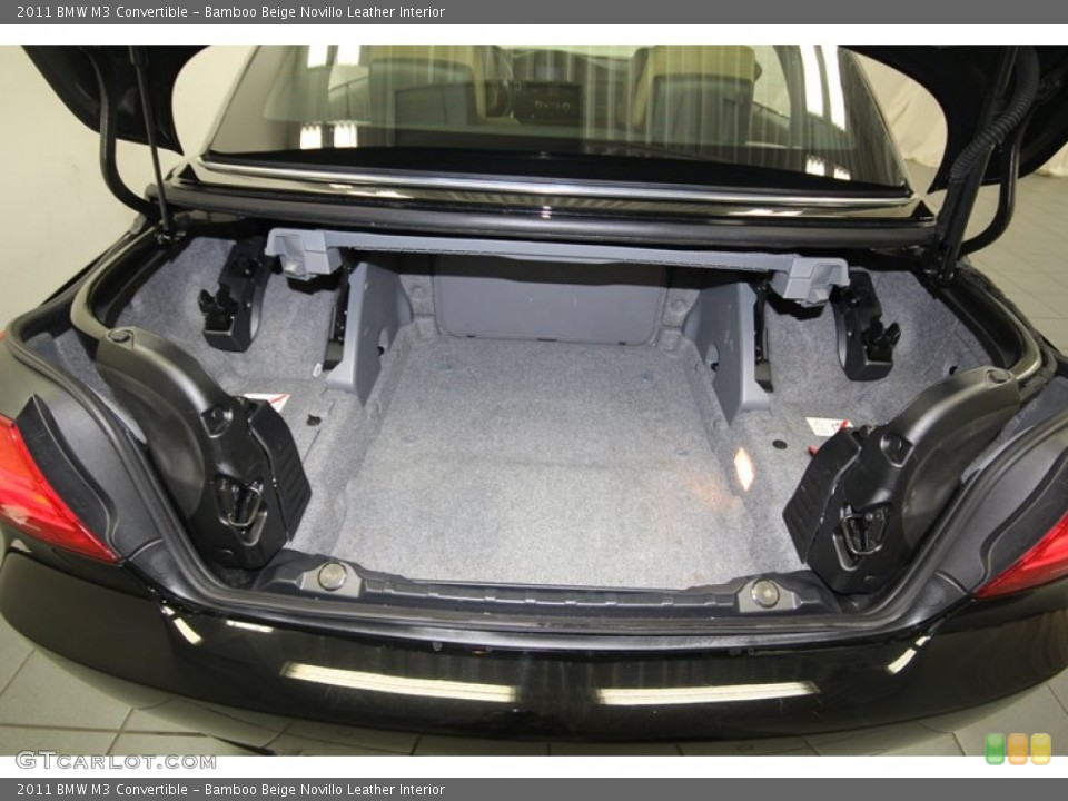 Bamboo Beige Novillo Leather Interior Trunk for the 2011 BMW M3 Convertible #81797588