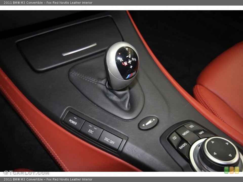 Fox Red Novillo Leather Interior Transmission for the 2011 BMW M3 Convertible #81798279