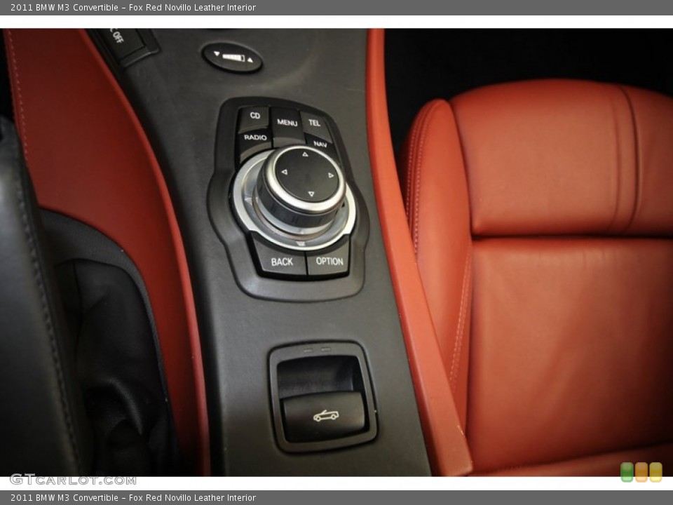 Fox Red Novillo Leather Interior Controls for the 2011 BMW M3 Convertible #81798298