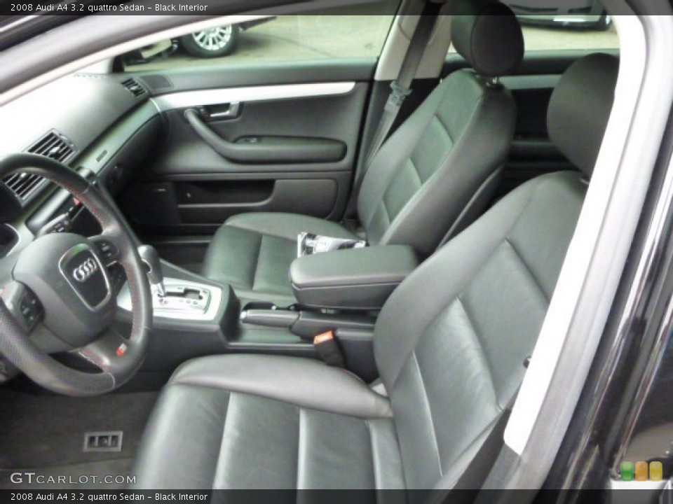Black Interior Photo for the 2008 Audi A4 3.2 quattro Sedan #81801308