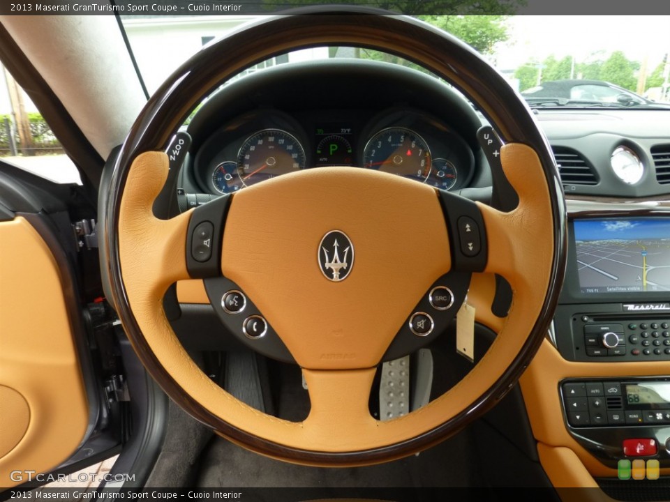 Cuoio Interior Steering Wheel for the 2013 Maserati GranTurismo Sport Coupe #81803211