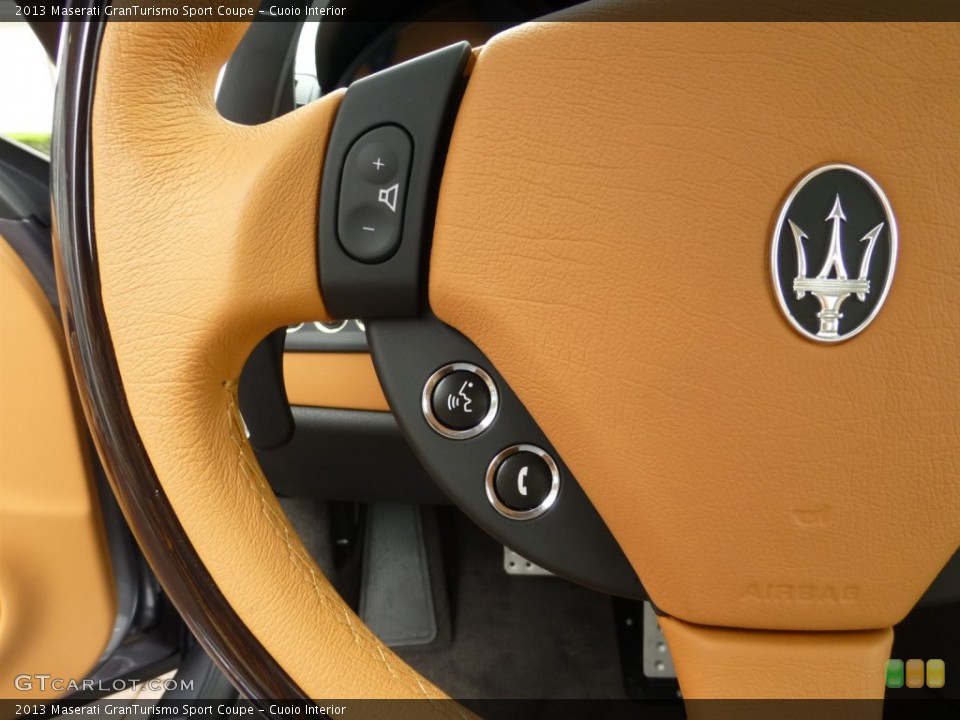 Cuoio Interior Steering Wheel for the 2013 Maserati GranTurismo Sport Coupe #81803356