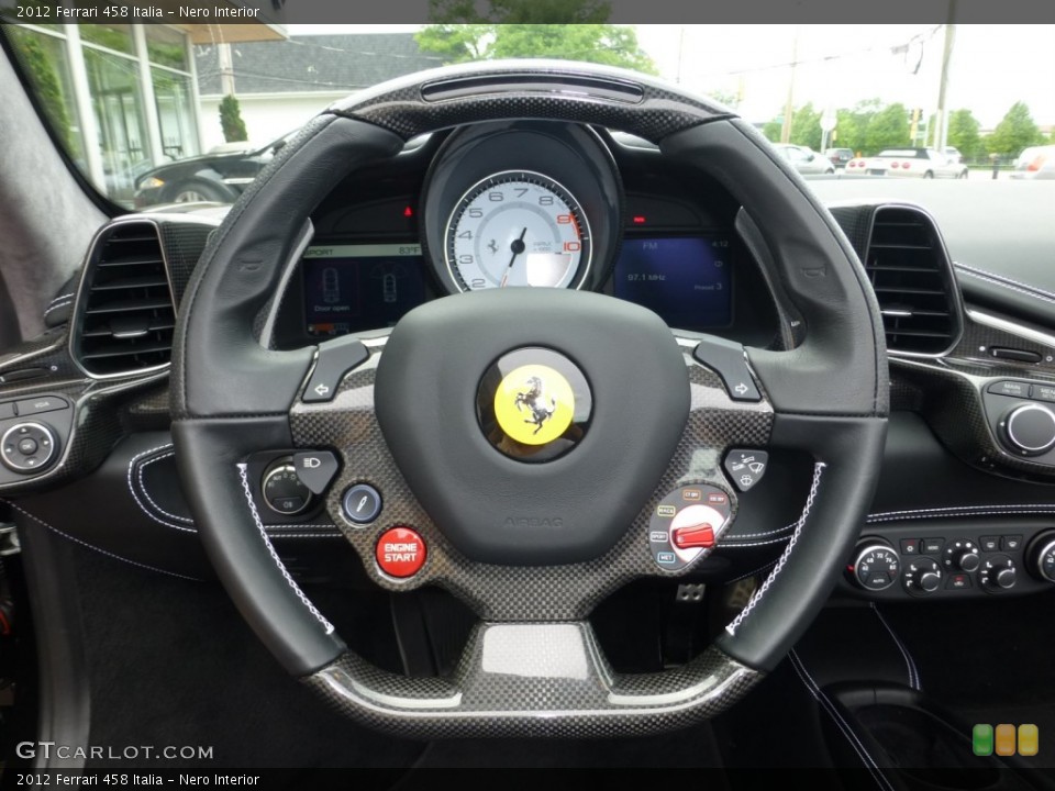 Nero Interior Steering Wheel for the 2012 Ferrari 458 Italia #81804161
