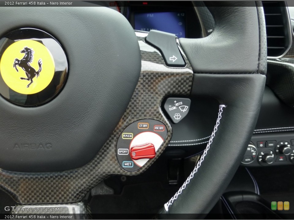 Nero Interior Steering Wheel for the 2012 Ferrari 458 Italia #81804222