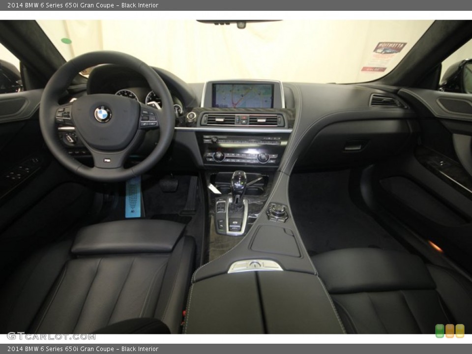 Black Interior Dashboard for the 2014 BMW 6 Series 650i Gran Coupe #81805290