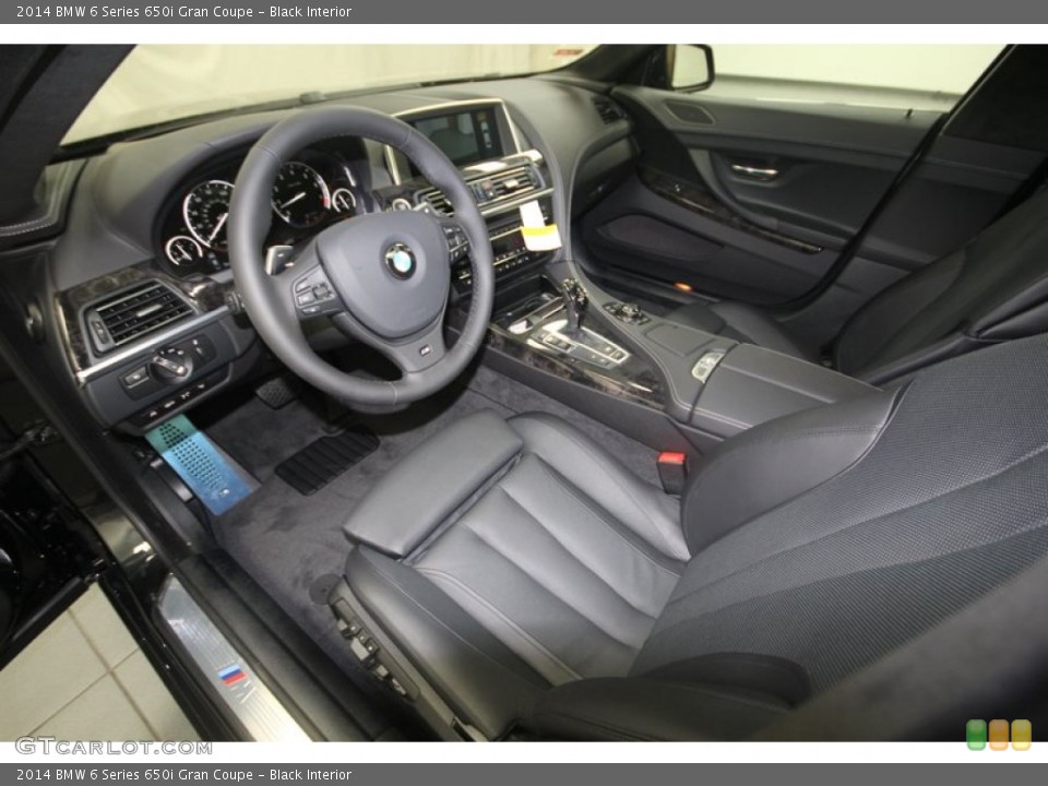 Black Interior Prime Interior for the 2014 BMW 6 Series 650i Gran Coupe #81805353