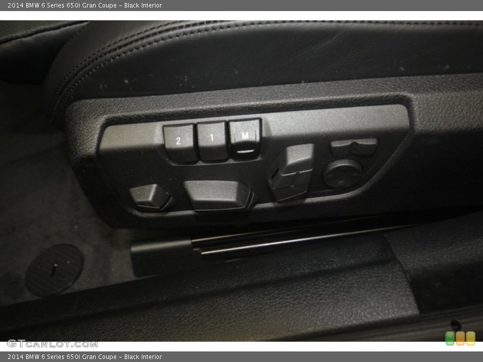 Black Interior Controls for the 2014 BMW 6 Series 650i Gran Coupe #81805389