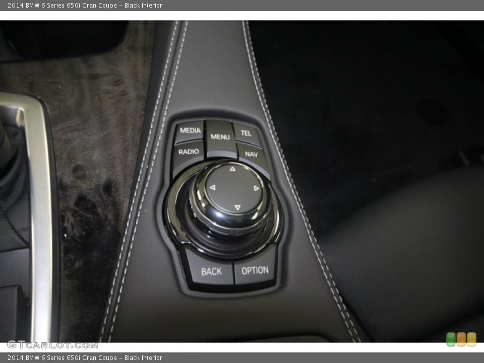 Black Interior Controls for the 2014 BMW 6 Series 650i Gran Coupe #81805458