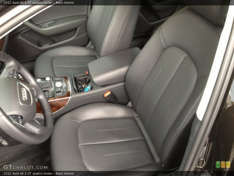 Black Interior Front Seat for the 2012 Audi A6 3.0T quattro Sedan #81808311