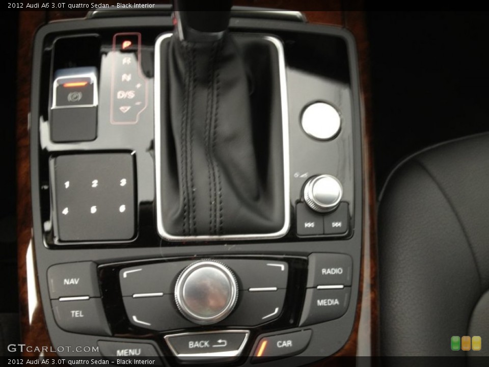 Black Interior Controls for the 2012 Audi A6 3.0T quattro Sedan #81808329