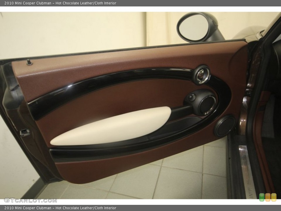 Hot Chocolate Leather/Cloth Interior Door Panel for the 2010 Mini Cooper Clubman #81811523