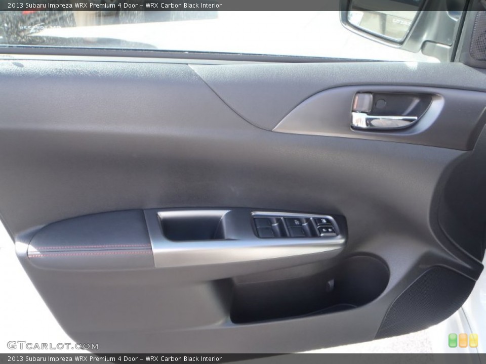 WRX Carbon Black Interior Door Panel for the 2013 Subaru Impreza WRX Premium 4 Door #81811578