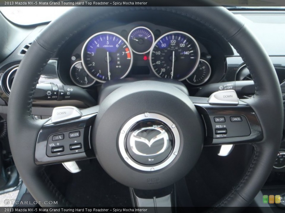 Spicy Mocha Interior Steering Wheel for the 2013 Mazda MX-5 Miata Grand Touring Hard Top Roadster #81813891