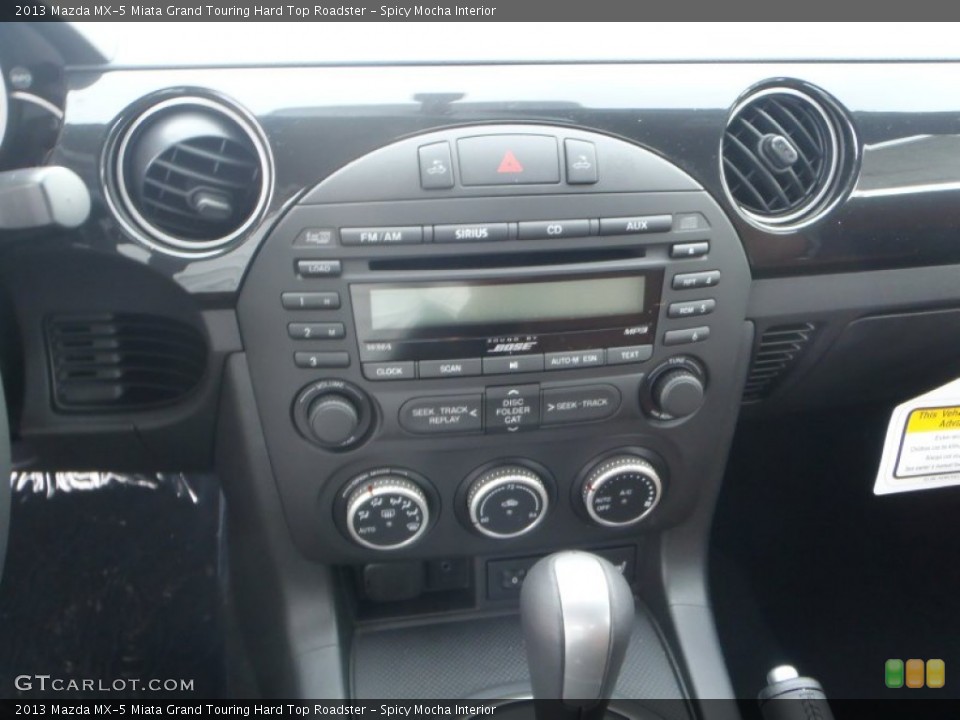 Spicy Mocha Interior Controls for the 2013 Mazda MX-5 Miata Grand Touring Hard Top Roadster #81813930