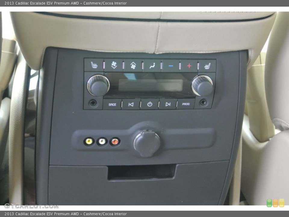 Cashmere/Cocoa Interior Controls for the 2013 Cadillac Escalade ESV Premium AWD #81814490
