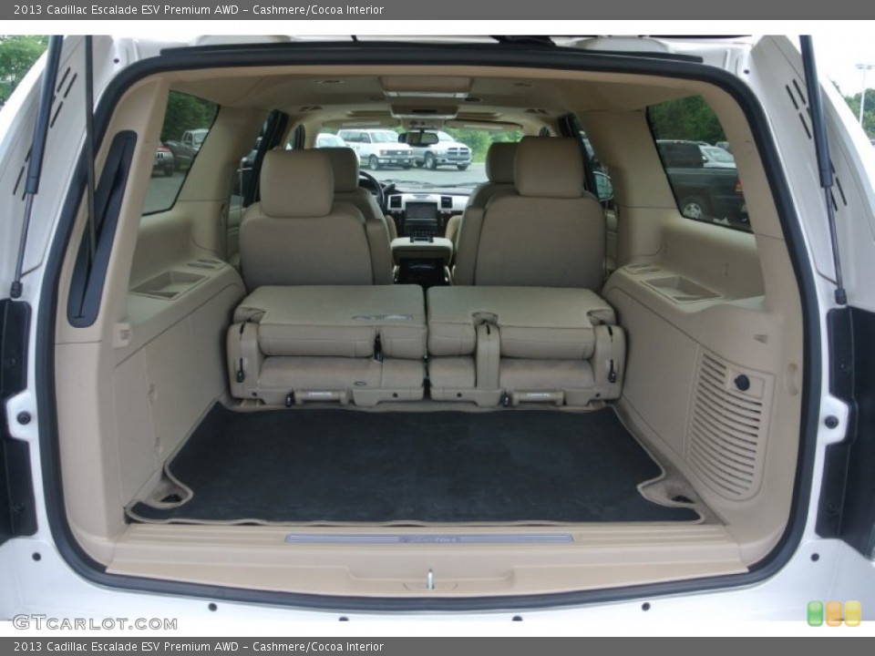 Cashmere/Cocoa Interior Trunk for the 2013 Cadillac Escalade ESV Premium AWD #81814526