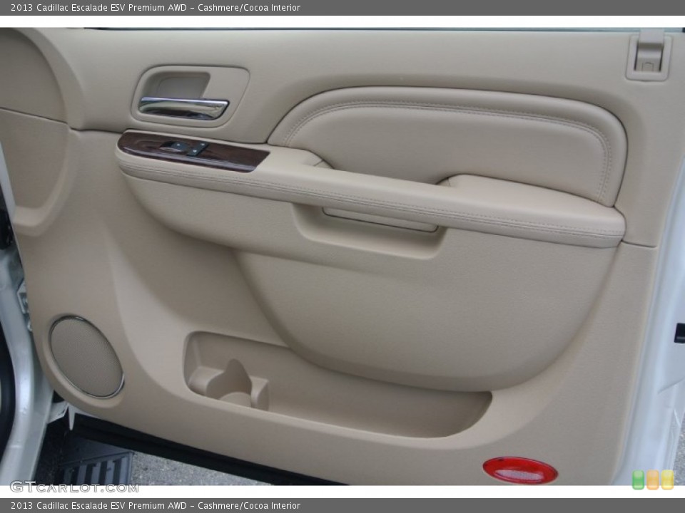Cashmere/Cocoa Interior Door Panel for the 2013 Cadillac Escalade ESV Premium AWD #81814562