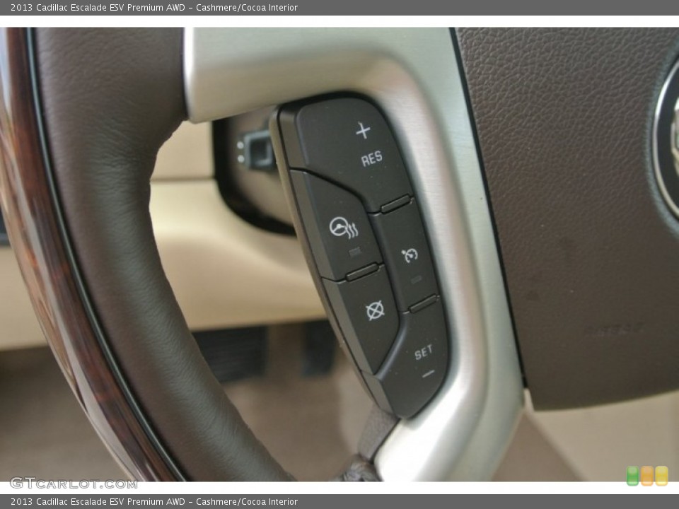 Cashmere/Cocoa Interior Controls for the 2013 Cadillac Escalade ESV Premium AWD #81814626