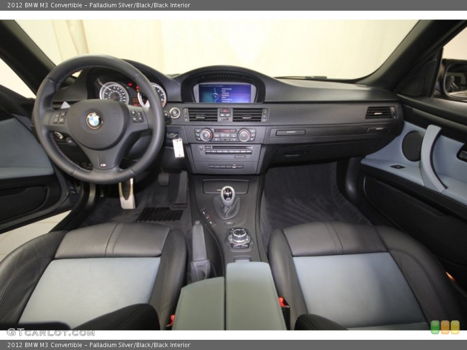 Palladium Silver/Black/Black Interior Dashboard for the 2012 BMW M3 Convertible #81814827