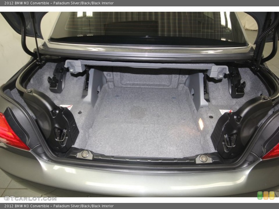 Palladium Silver/Black/Black Interior Trunk for the 2012 BMW M3 Convertible #81815487