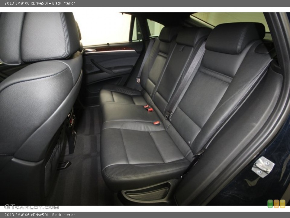 Black Interior Rear Seat for the 2013 BMW X6 xDrive50i #81816072