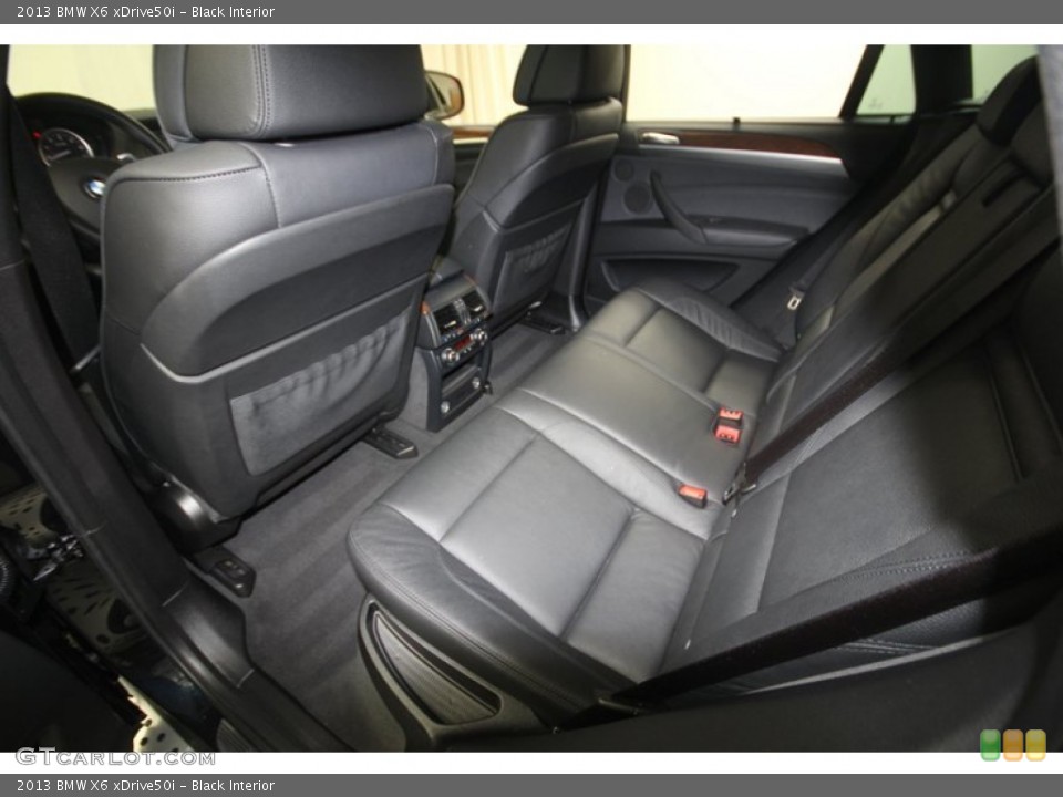 Black Interior Rear Seat for the 2013 BMW X6 xDrive50i #81816510