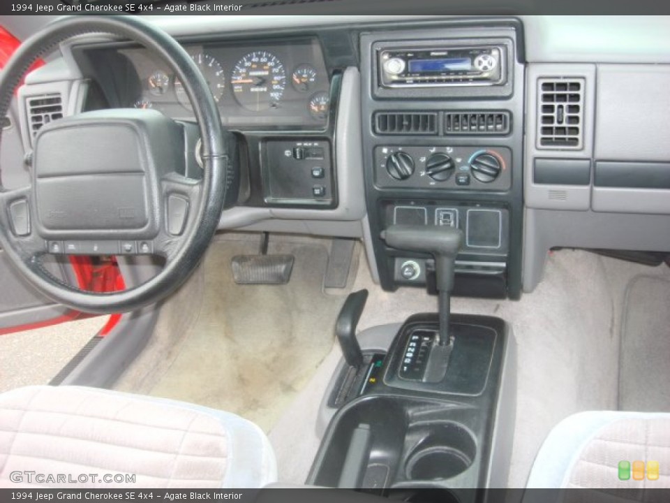 Agate Black Interior Dashboard for the 1994 Jeep Grand Cherokee SE 4x4 #81816657