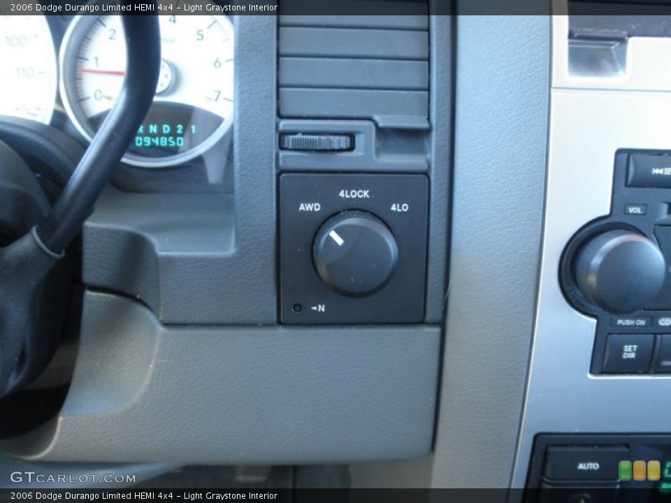 Light Graystone Interior Controls for the 2006 Dodge Durango Limited HEMI 4x4 #81818968