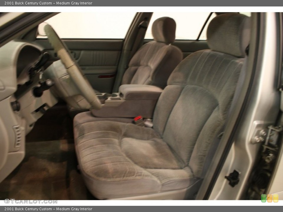 Medium Gray Interior Front Seat for the 2001 Buick Century Custom #81821598