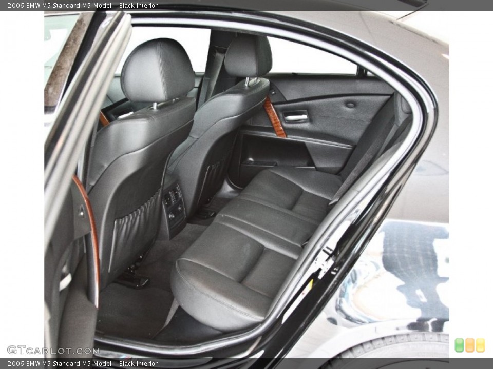Black Interior Rear Seat for the 2006 BMW M5  #81824390