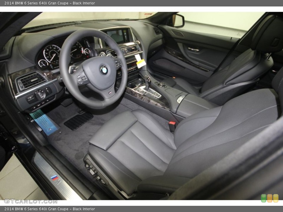 Black Interior Photo for the 2014 BMW 6 Series 640i Gran Coupe #81827133