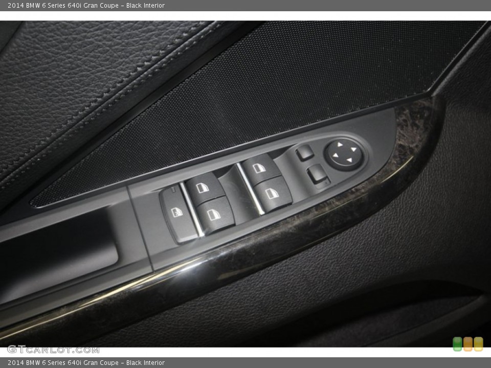 Black Interior Controls for the 2014 BMW 6 Series 640i Gran Coupe #81827190