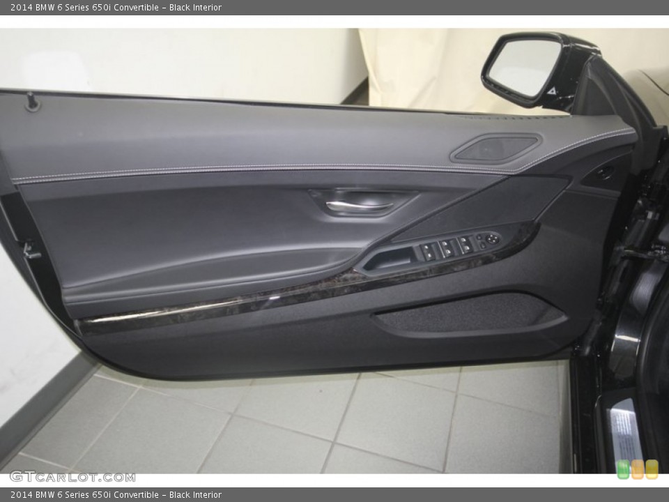 Black Interior Door Panel for the 2014 BMW 6 Series 650i Convertible #81827884
