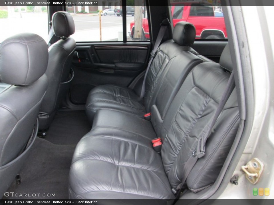 Black Interior Rear Seat for the 1998 Jeep Grand Cherokee Limited 4x4 #81828531