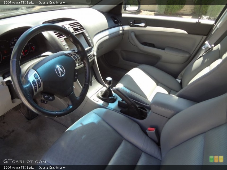 Quartz Gray Interior Photo for the 2006 Acura TSX Sedan #81828884