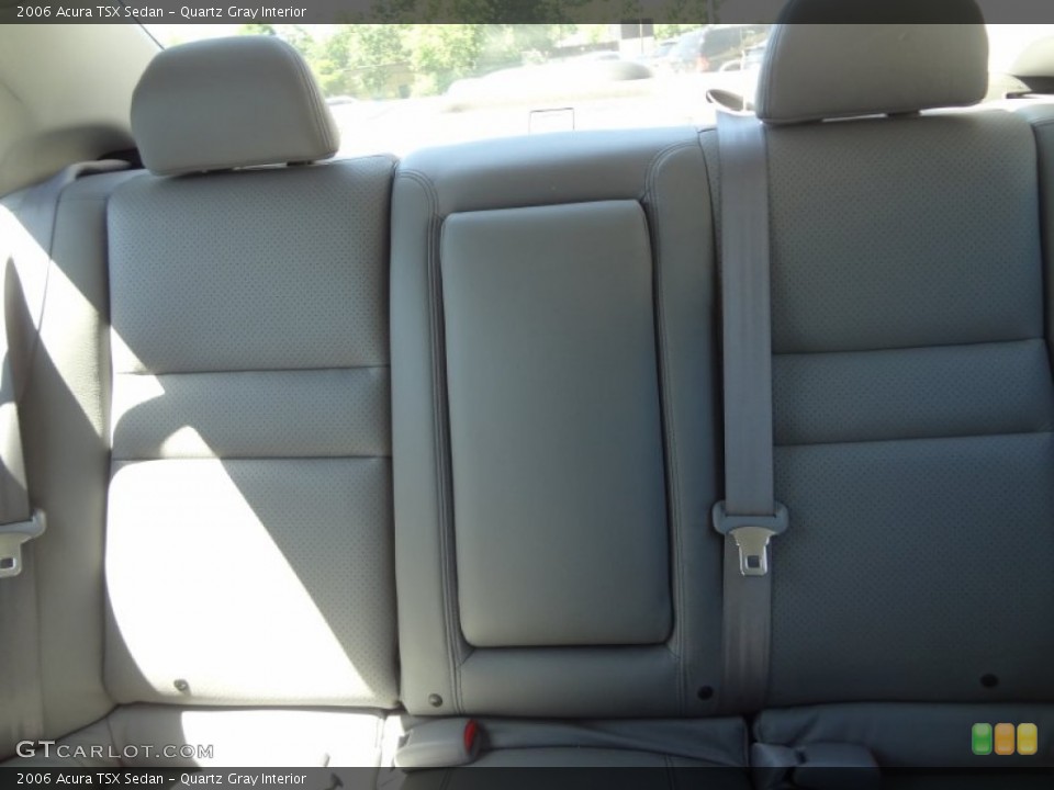 Quartz Gray Interior Rear Seat for the 2006 Acura TSX Sedan #81828972